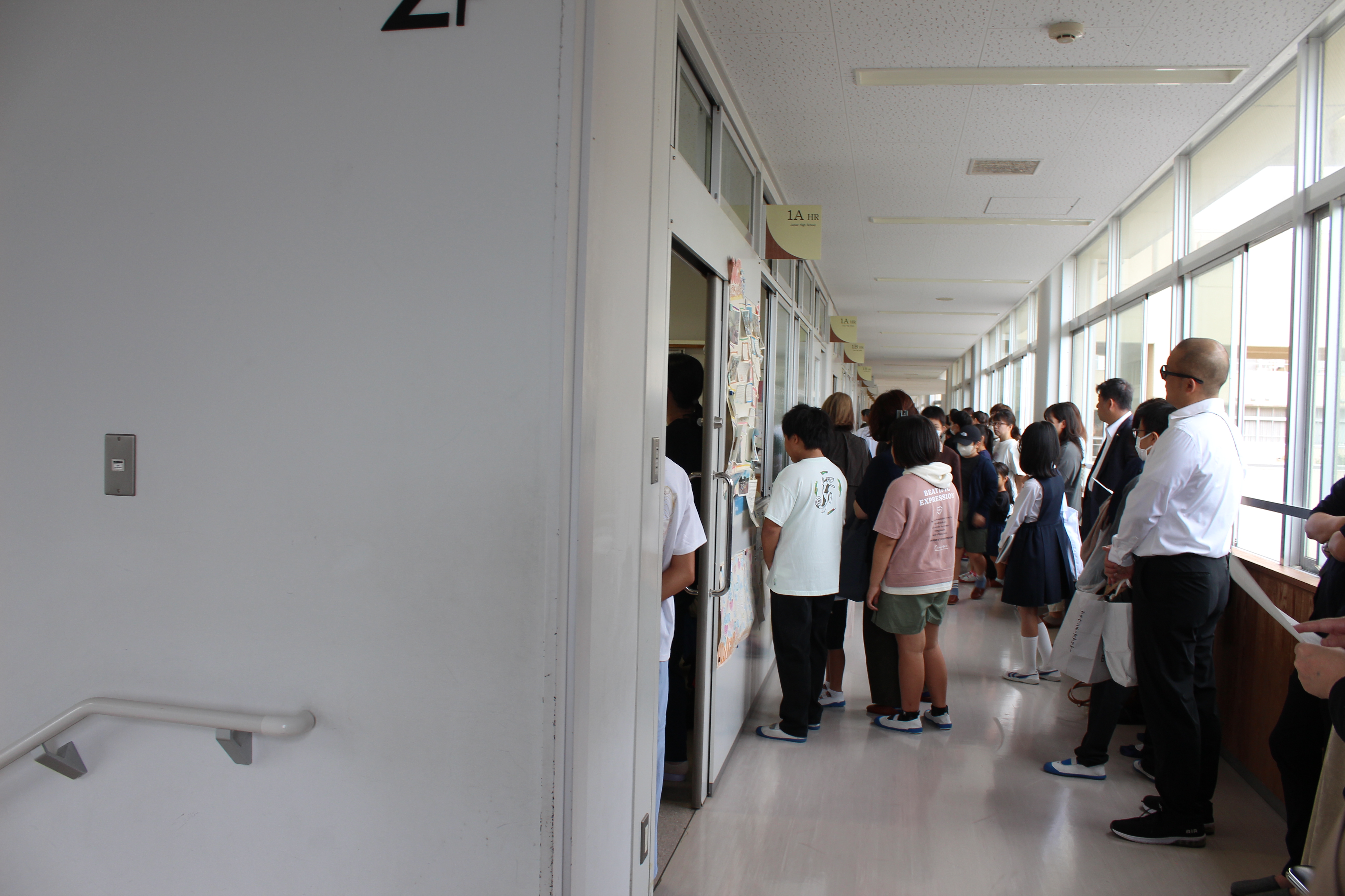 学校公開参観の様子１